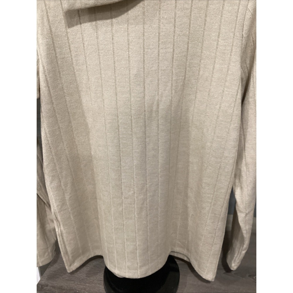 NWT Rafaella Brown long sleeve cowl neck sweater XS - Picture 9 of 9